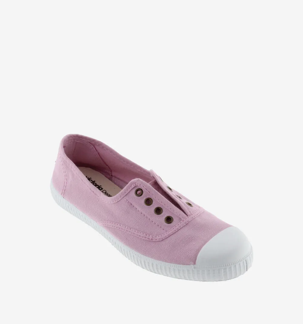 (106623) Women's canvas trainers with elastic - Petalo