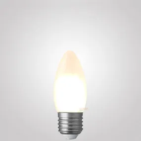 2W Candle LED Bulb E27 Frost in Warm White