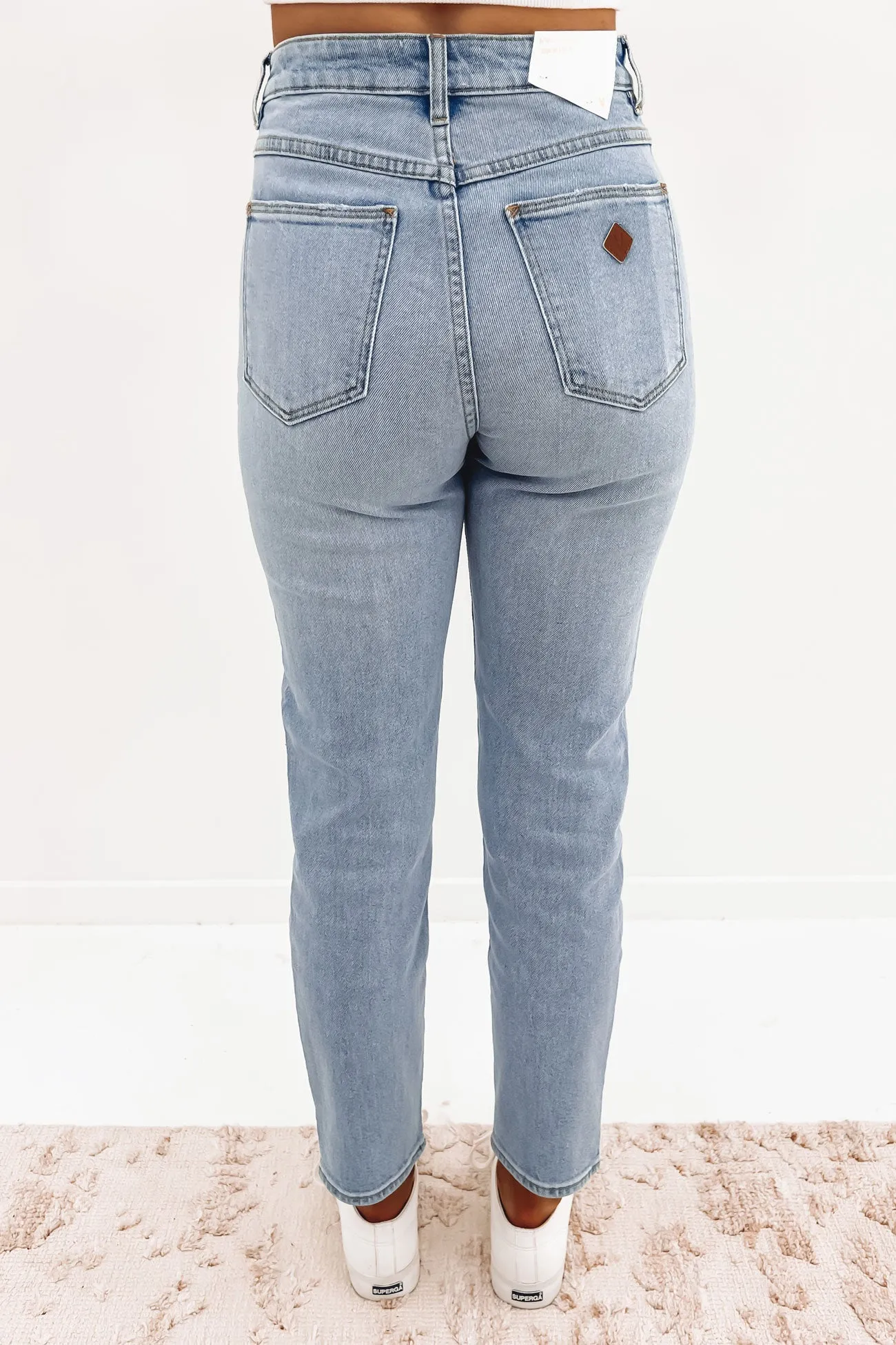 A 94 High Slim Jean Dion Light Vintage Blue