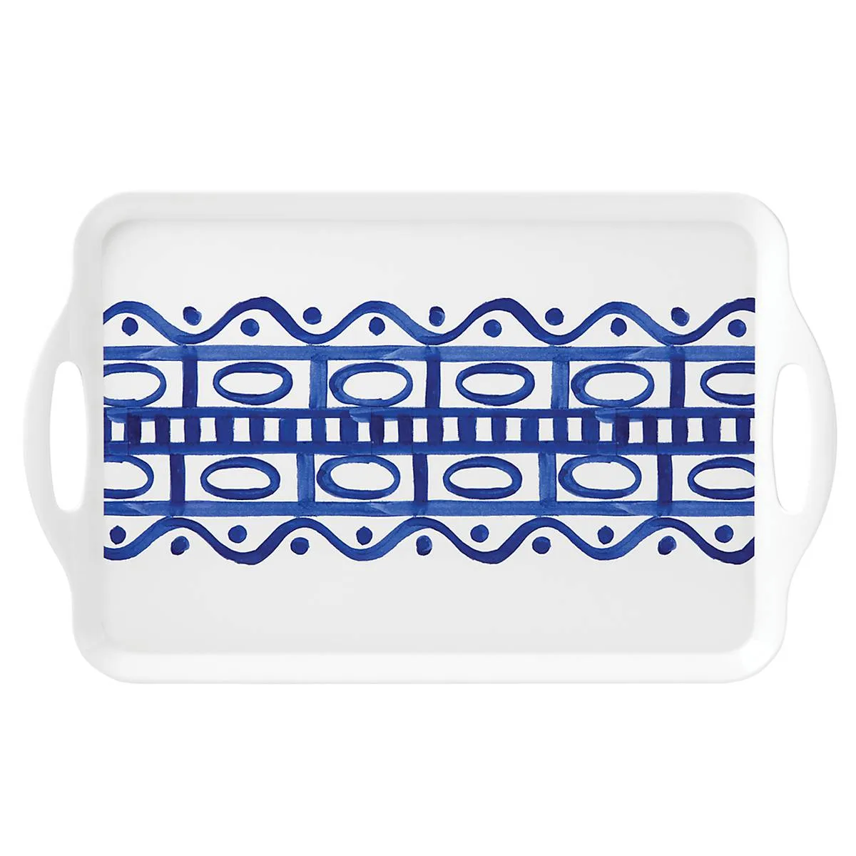 Arabesque Melamine Rectangular Platter