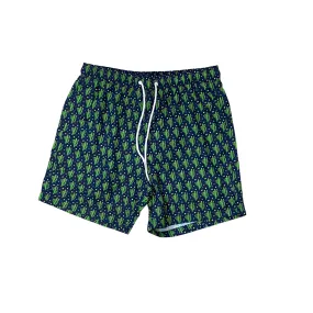 Astrolabe Cactus patterned men's swim shorts M79J 956 blue