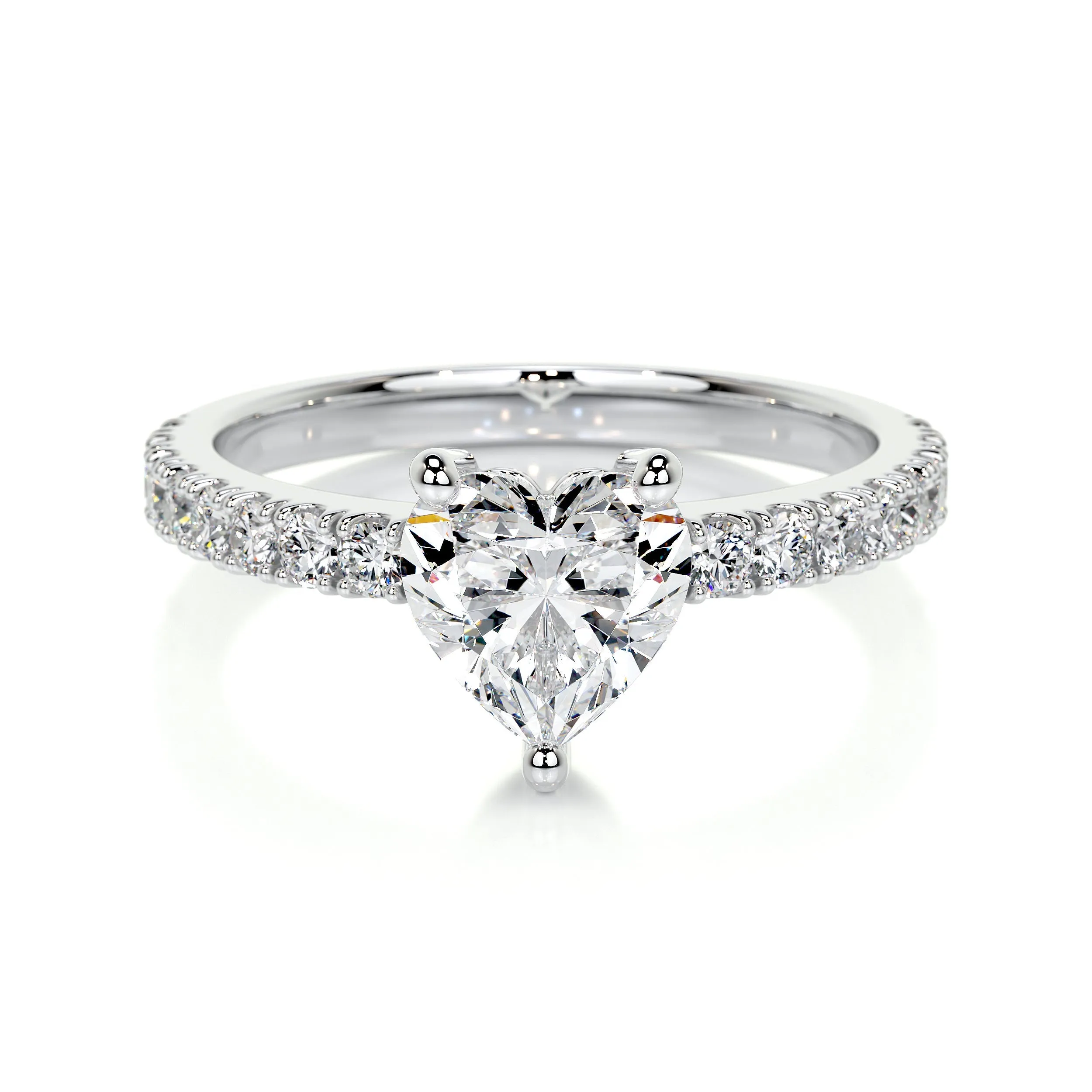 Audrey Lab Grown Diamond Ring -18K White Gold