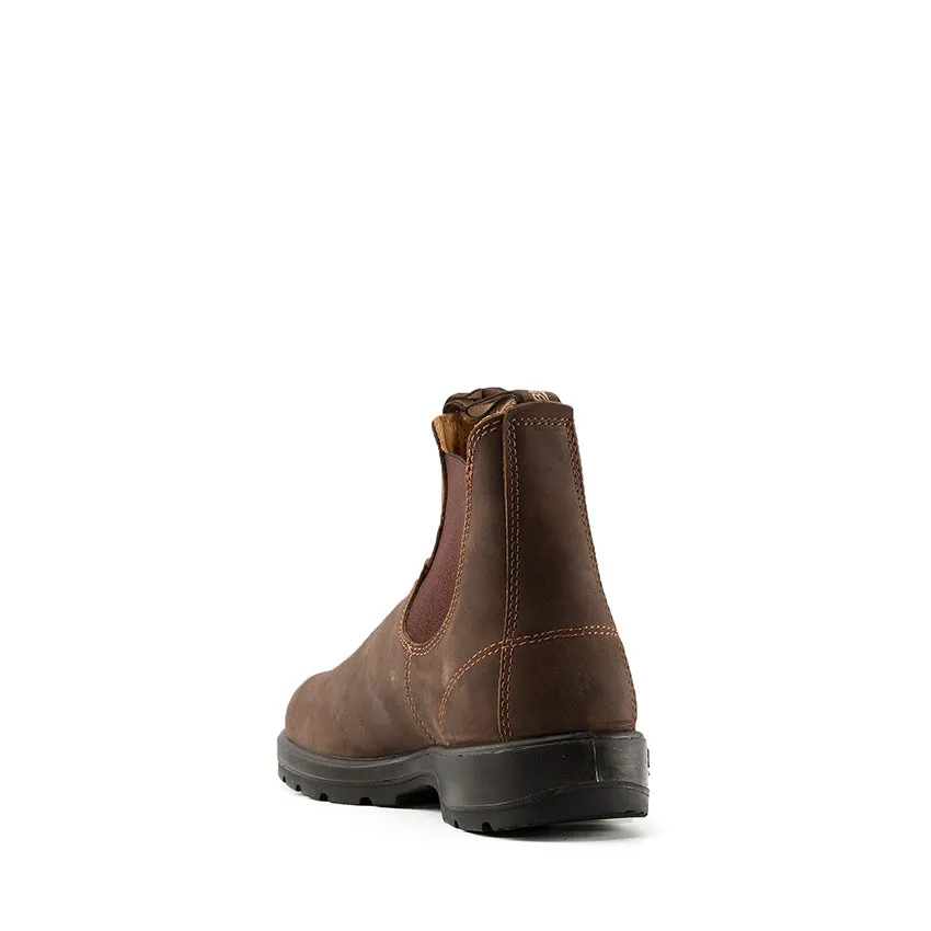 BLUNDSTONE BOOT 585 PELLE OLEATA MARRONE