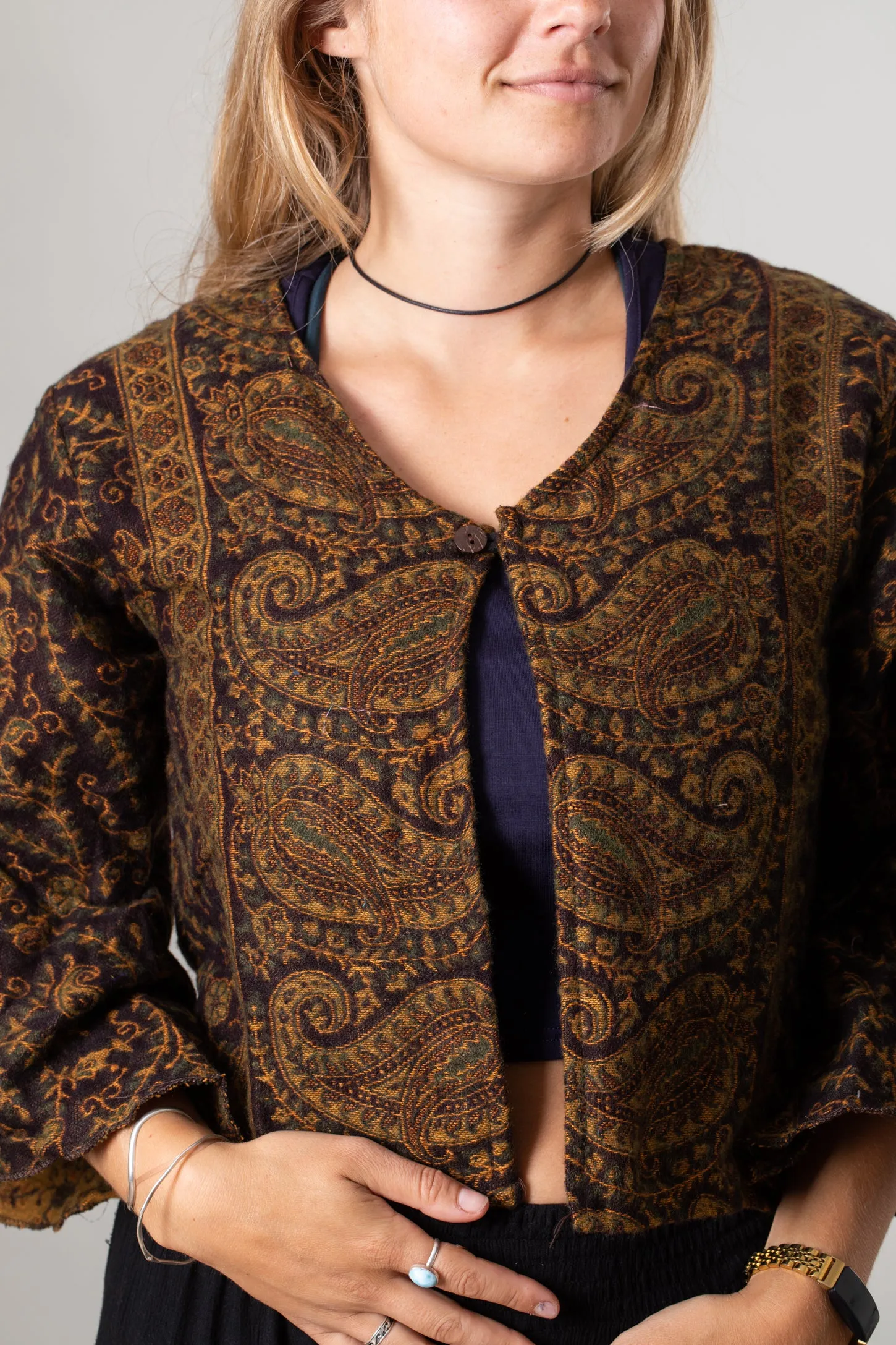 Buta Indian Flare Sleeve Cardigan