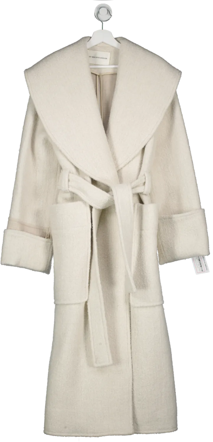 By Malene Birger Beige Crocus Recycled Wool Coat UK 6