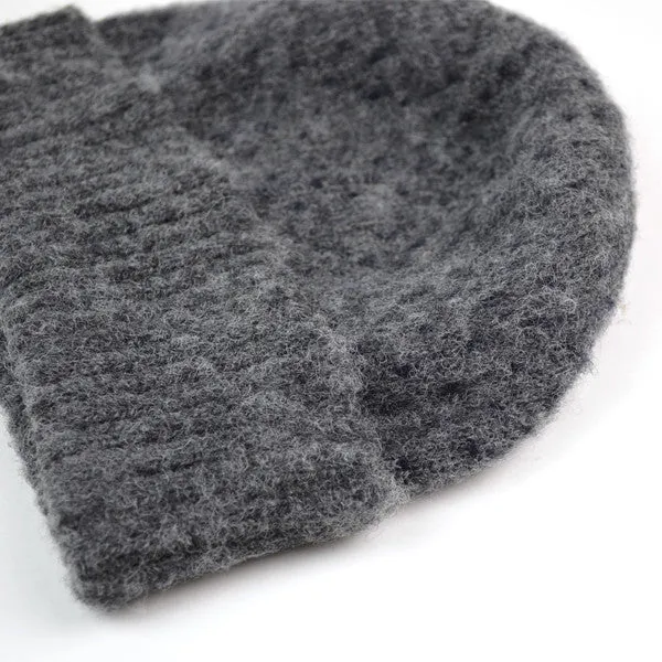 cableami - Shaggy Dog Dot Beanie - Grey