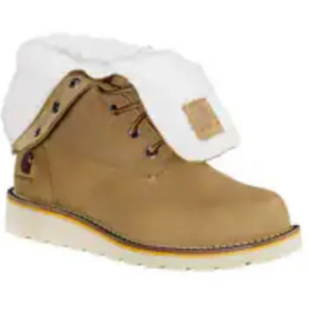 Carhartt Women's Fold Down 8 WP Wedge Winter Boot -Hickory- FW8069-W