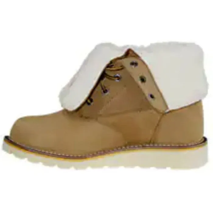 Carhartt Women's Fold Down 8 WP Wedge Winter Boot -Hickory- FW8069-W