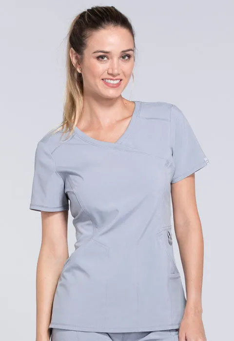 Cherokee Infinity Women's Mock Wrap Scrub Top 2625A