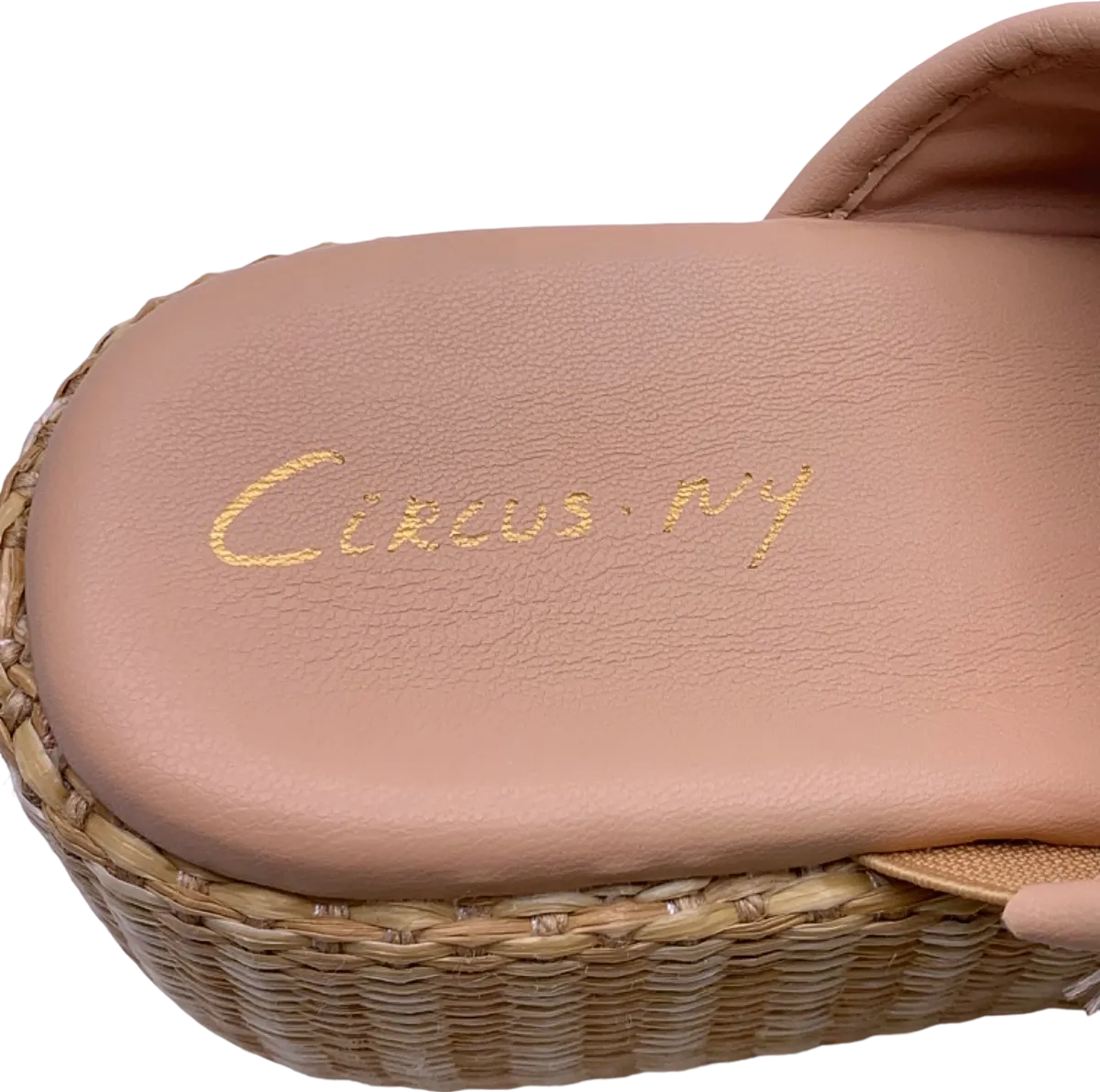 Circus by Sam Edelman Natural Woven Platform Mules UK 5