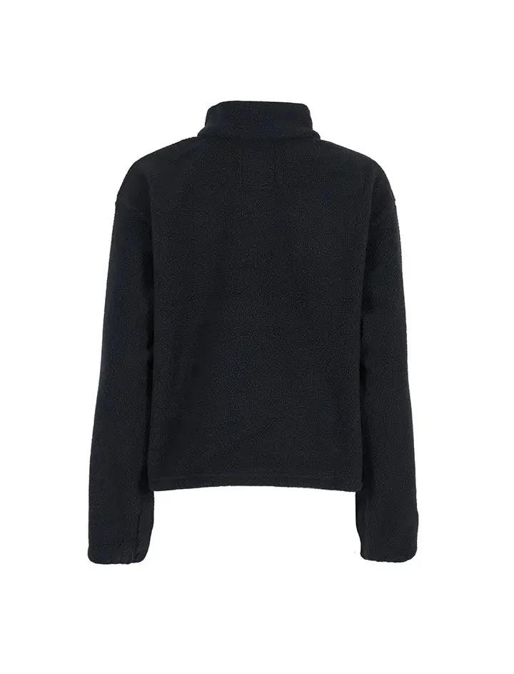 Columbia Helvetia Cropped Half Snap Fleece Black