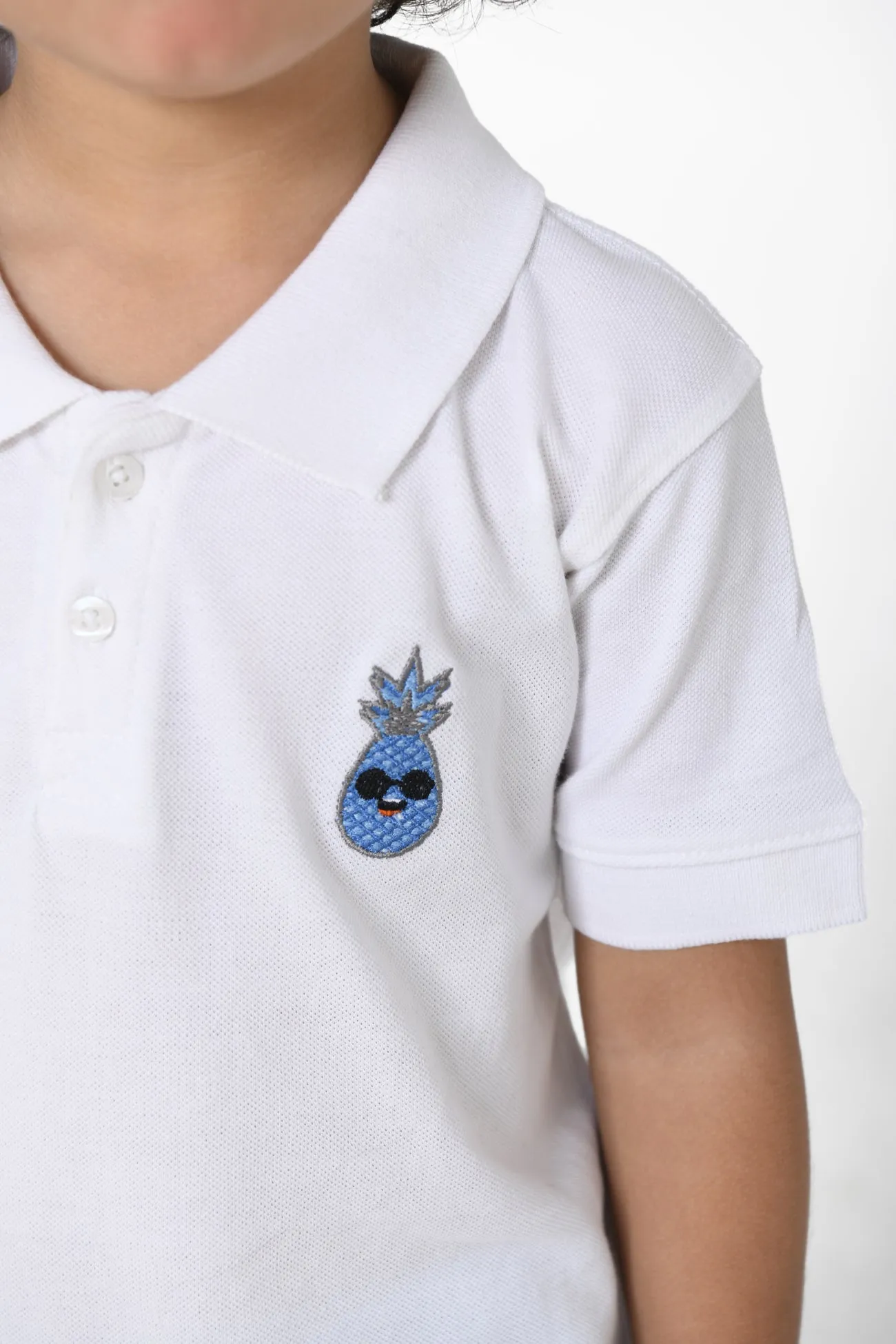 COTTON PIQUE EMBROIDERED POLO