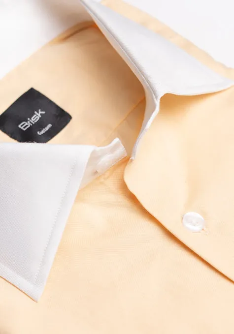 Crisp Yellow Pinpoint Shirt