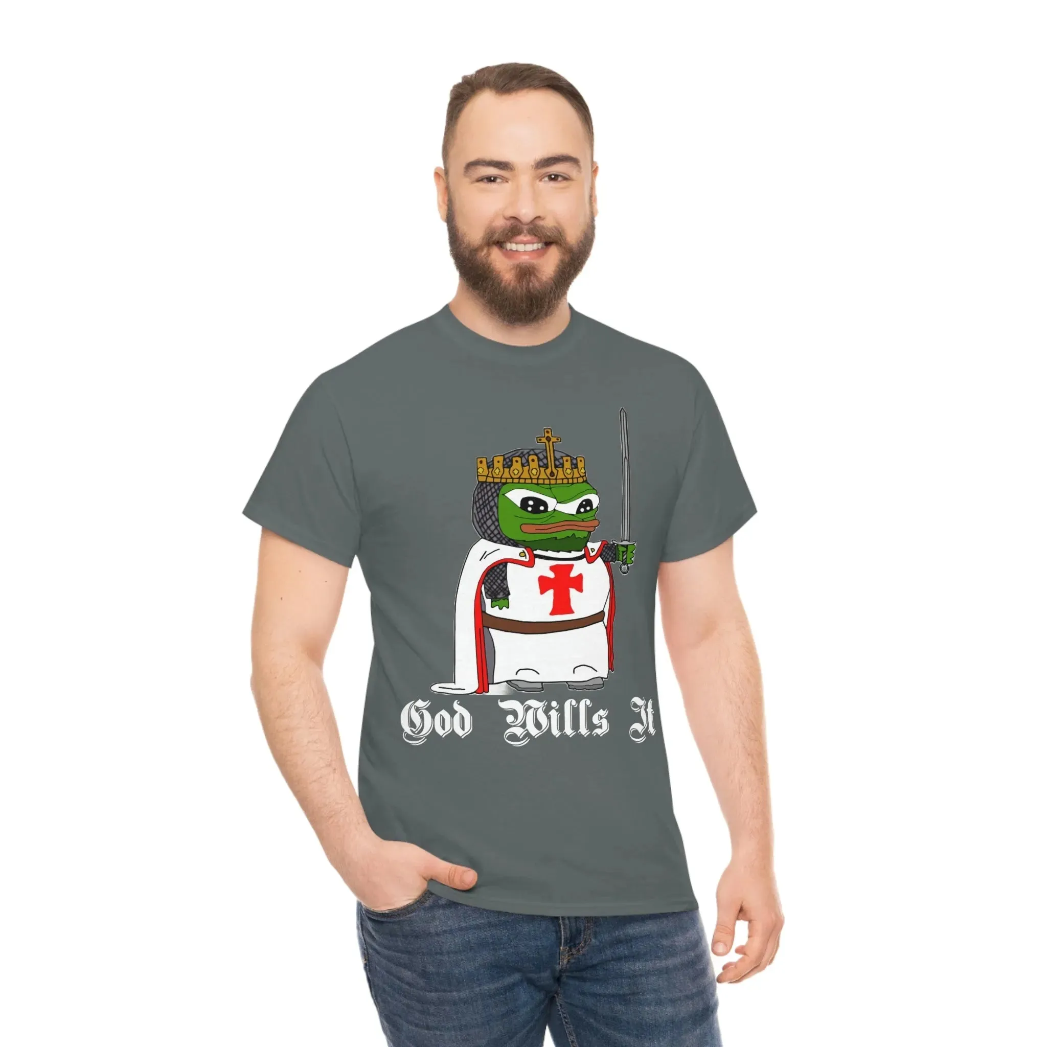 Crusader Pepe "God Wills It" Shirt