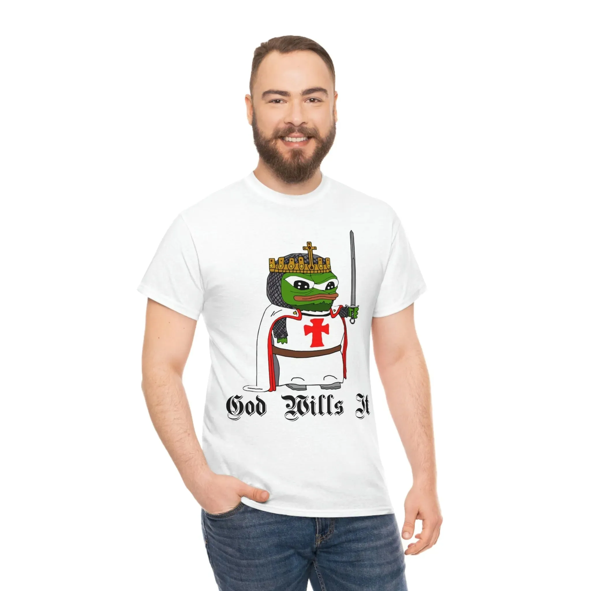 Crusader Pepe "God Wills It" Shirt