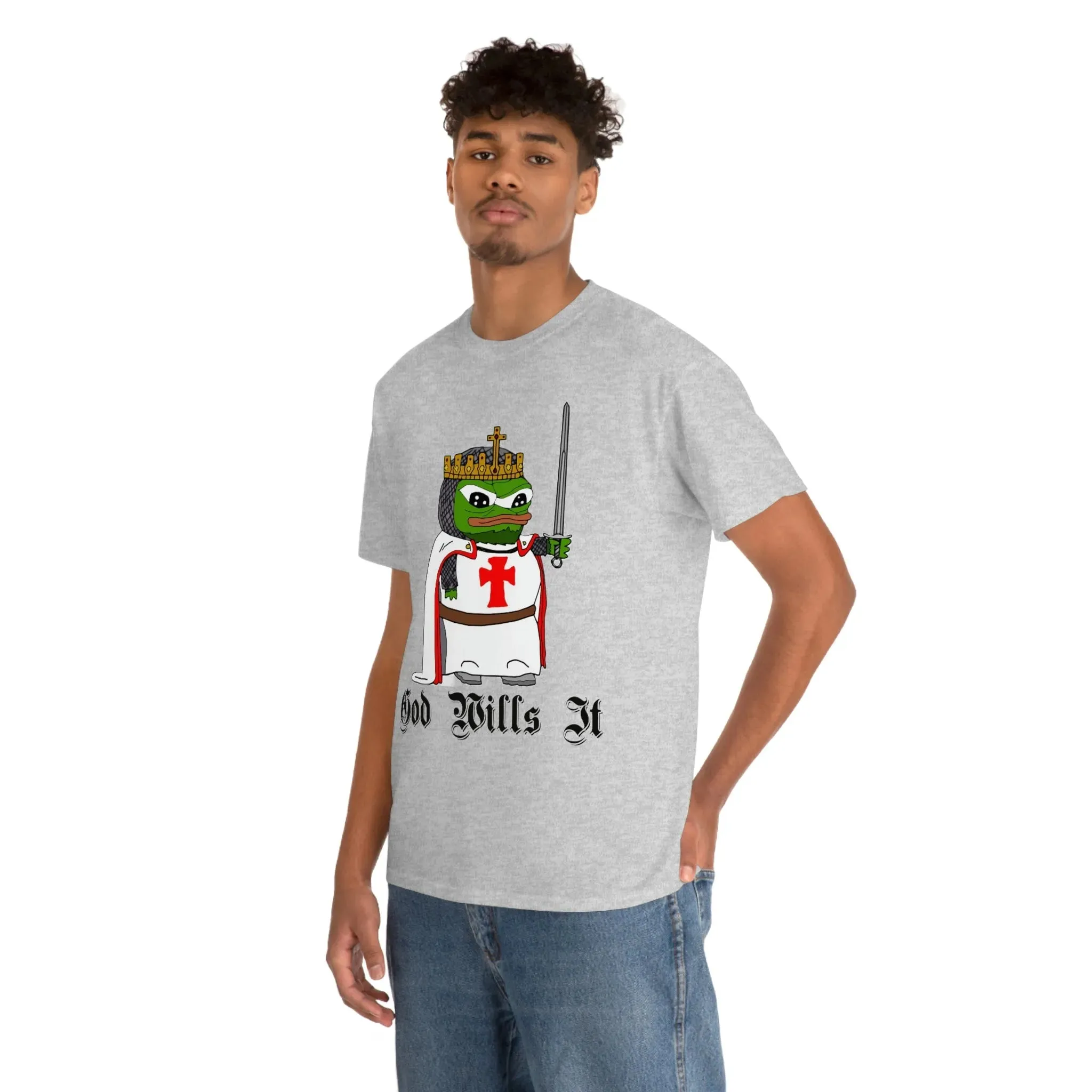 Crusader Pepe "God Wills It" Shirt