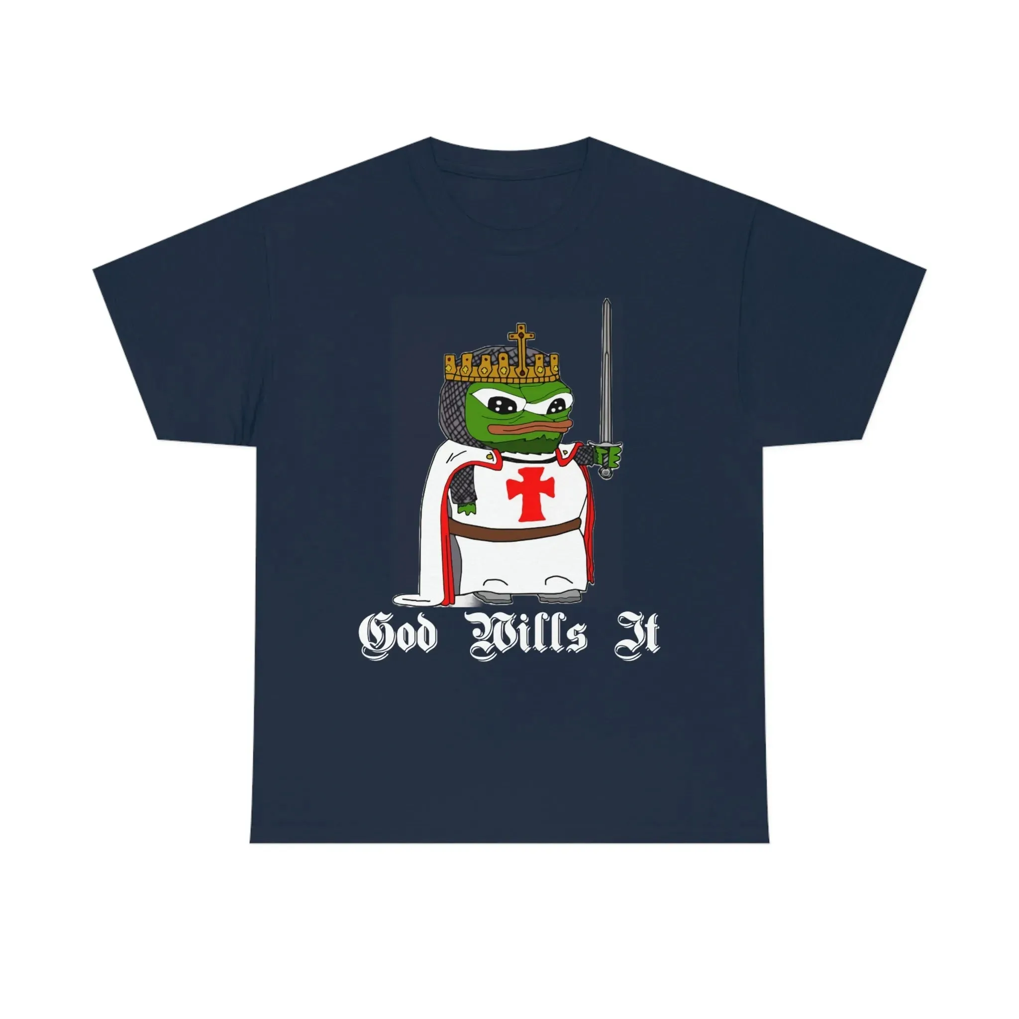 Crusader Pepe "God Wills It" Shirt