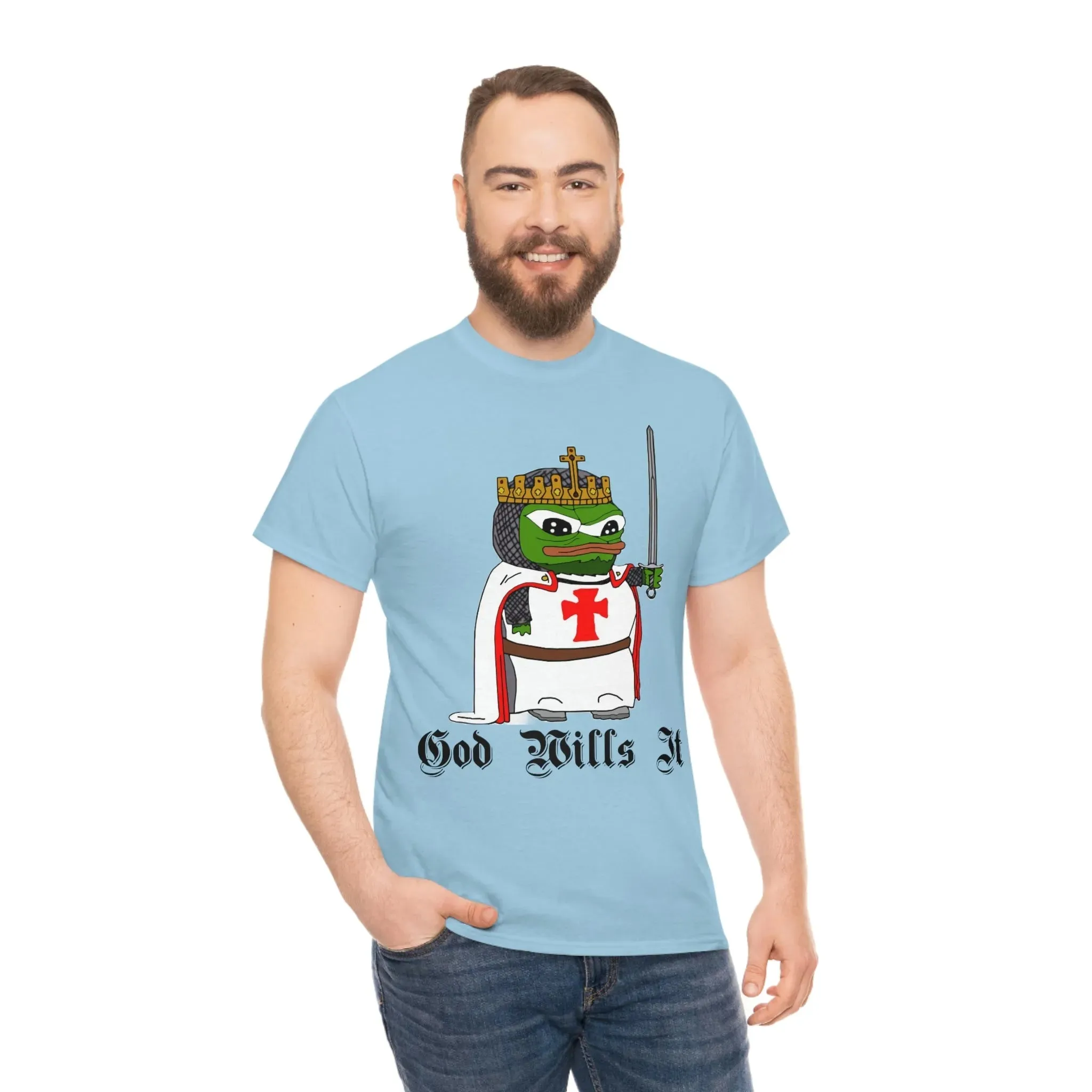 Crusader Pepe "God Wills It" Shirt