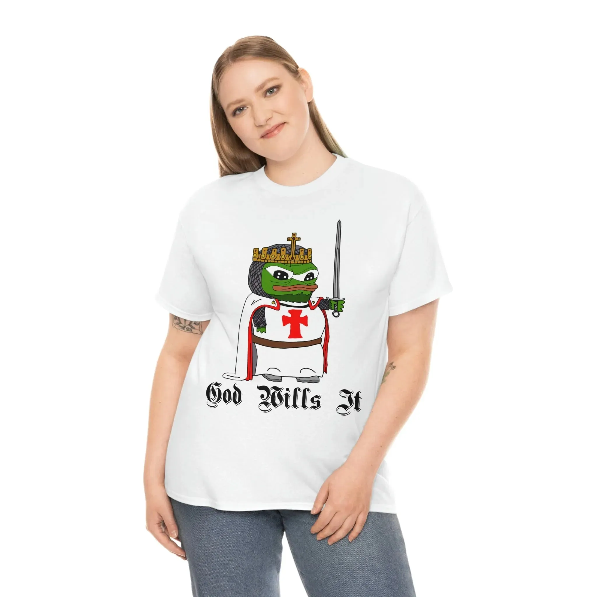 Crusader Pepe "God Wills It" Shirt