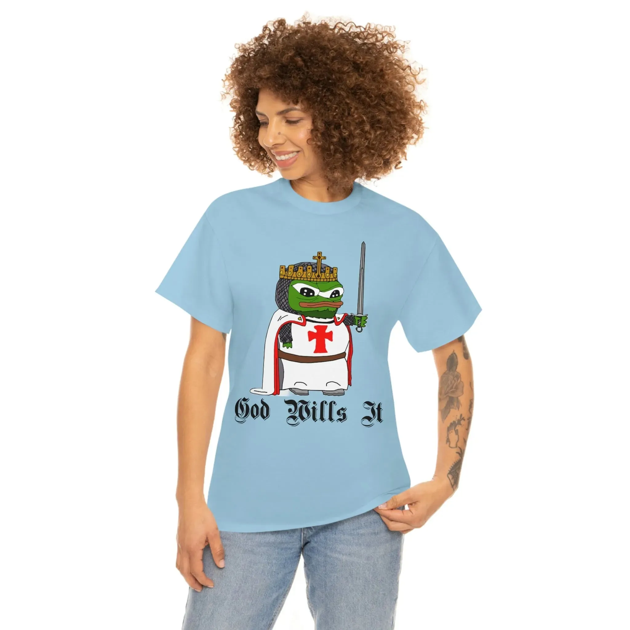 Crusader Pepe "God Wills It" Shirt