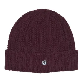 Cult Of Individuality Shimuchan Logo Knit Hat (Burgundy) 67B9-CH83B