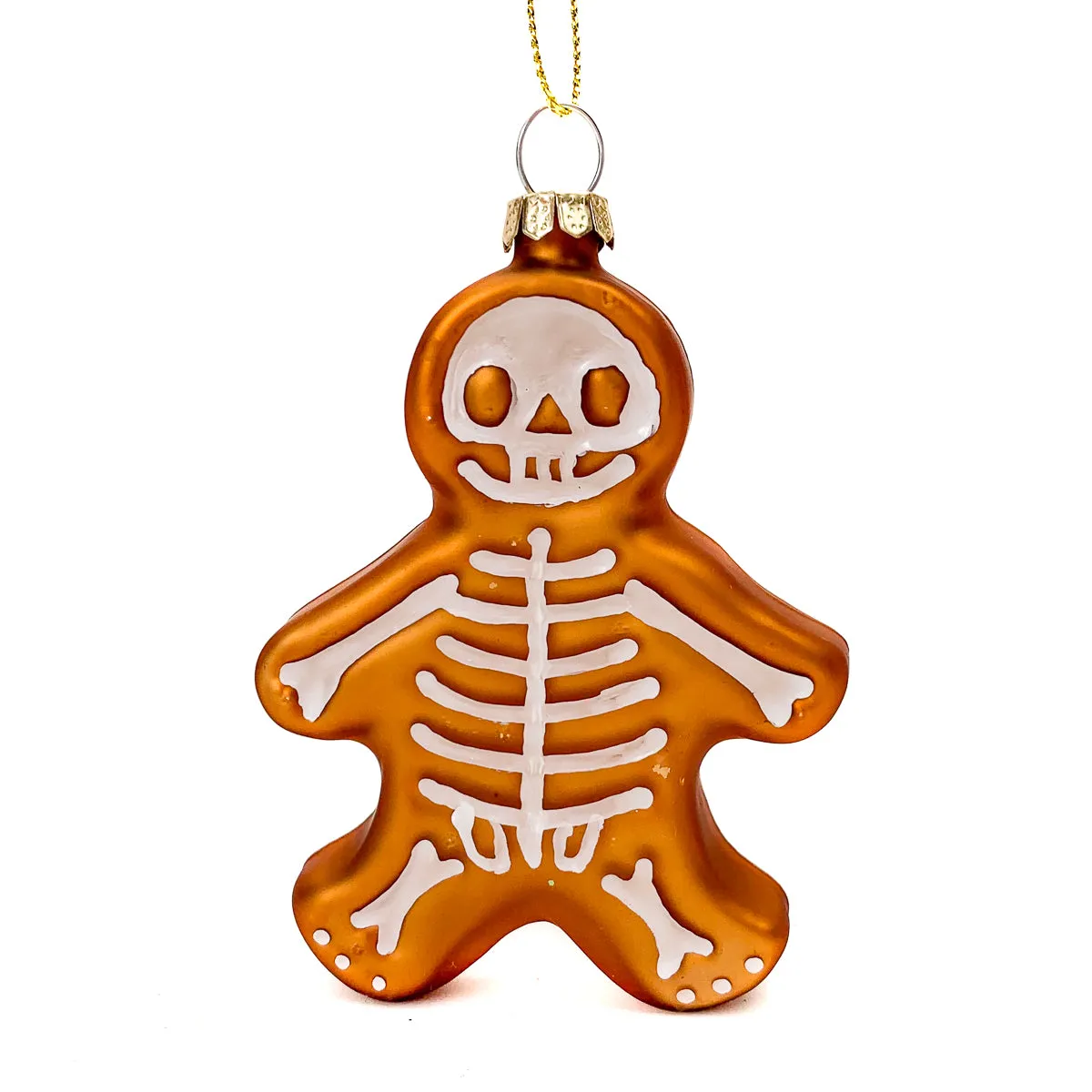 Day of the Dead Gingerbread Man Skeleton Ornament