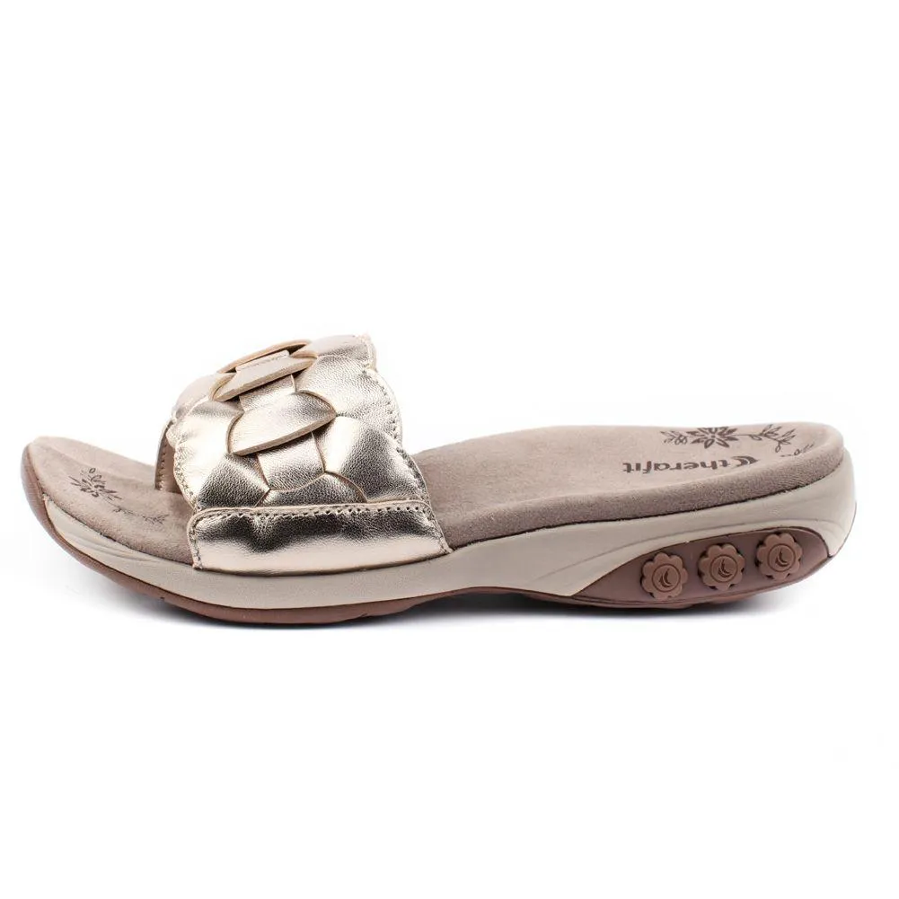 Delilah Women's Slide Leather Sandal