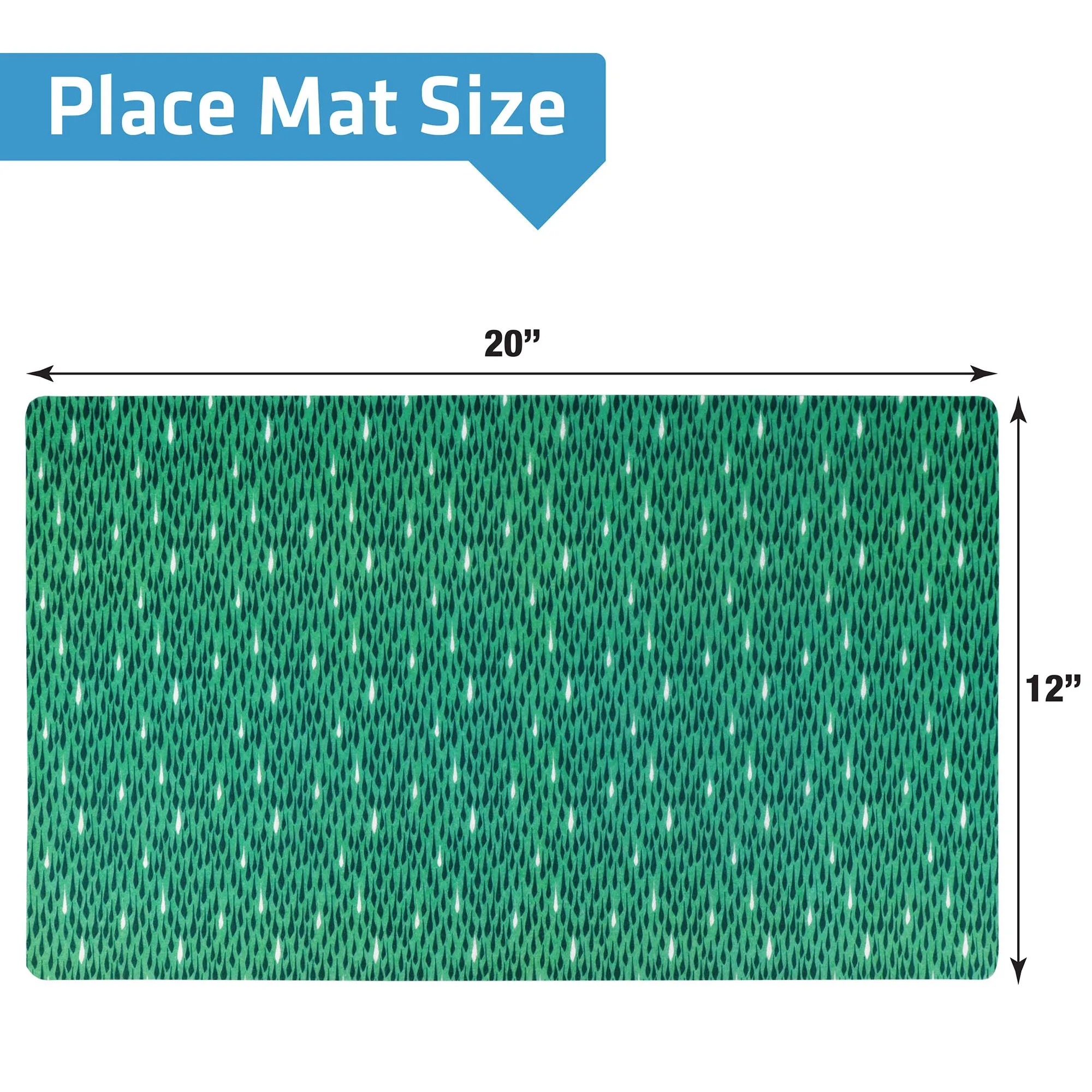 Drymate Pet Placemat, Green