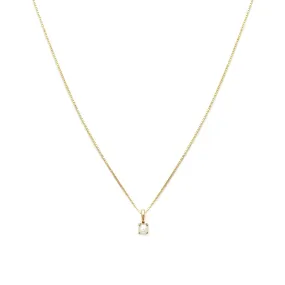 Element Necklace | 14k Gold & Pearl