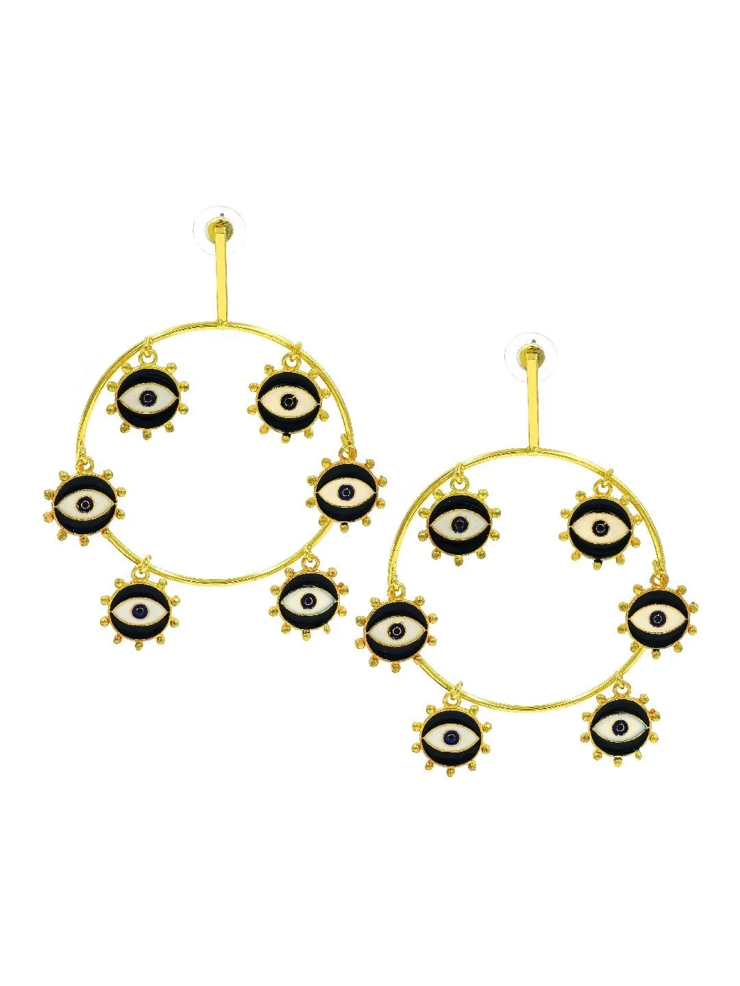 Eye Wheel Earrings