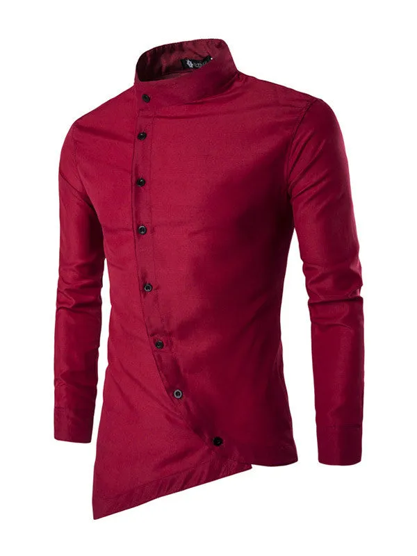 Fashion Men Casual Slim Fit Shirt