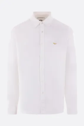 Fox embroidered Oxford shirt