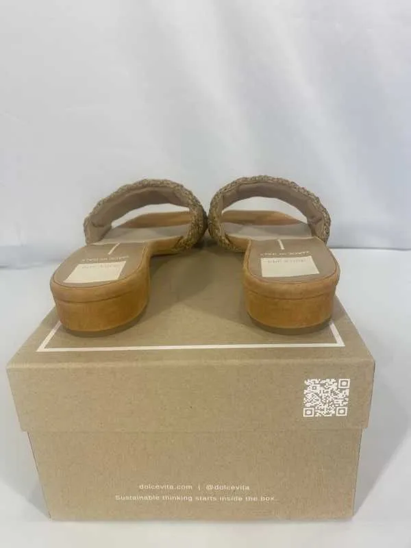 FRAZ SANDALS TAN MULTI WOVEN - re:vita