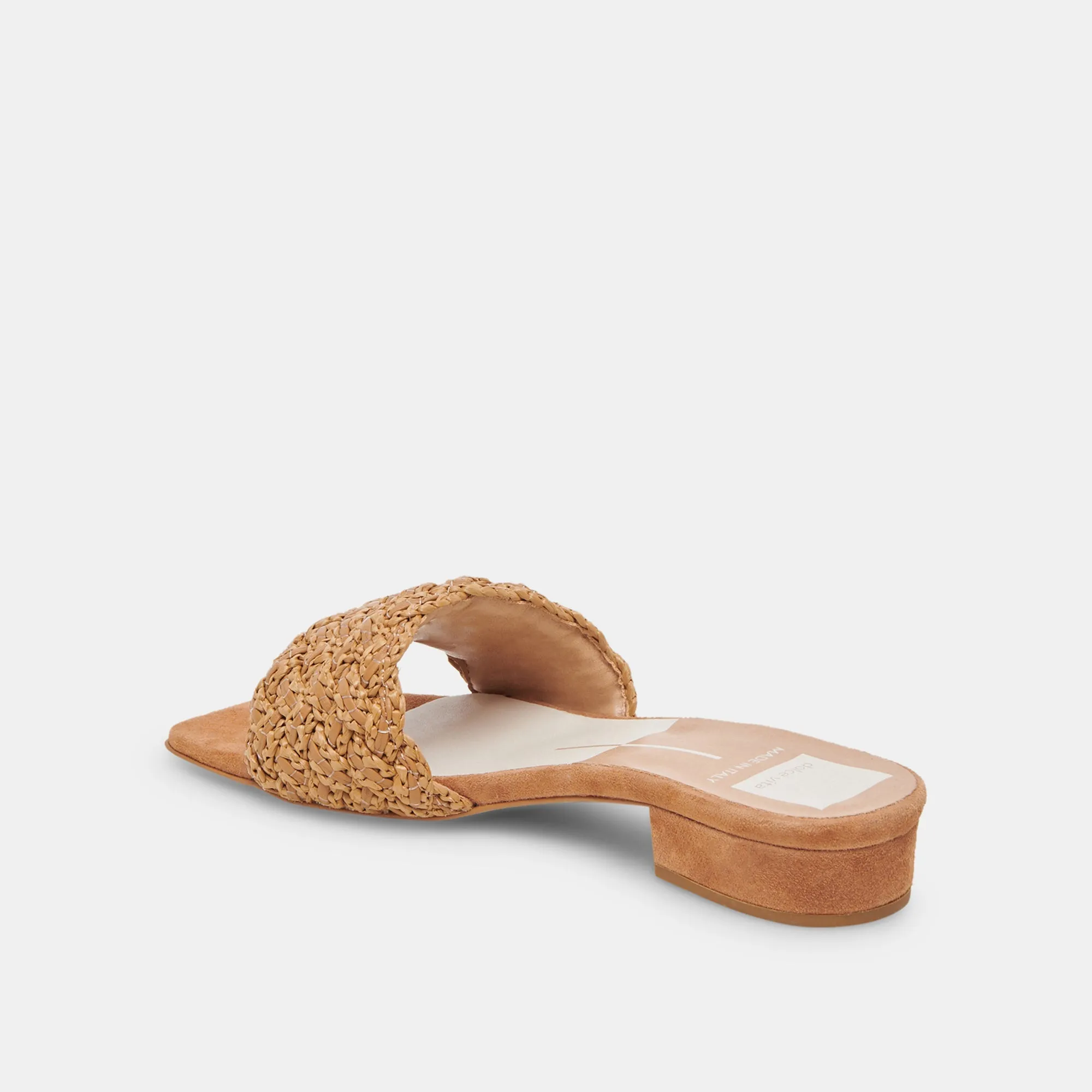 FRAZ SANDALS TAN MULTI WOVEN - re:vita