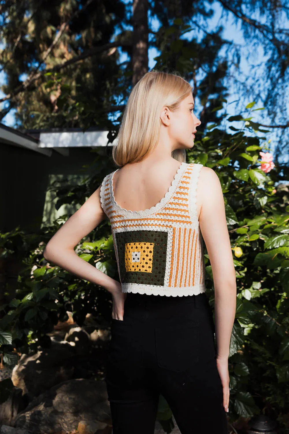 Fusion Stitched Crochet Multi Crop- 2 Colours