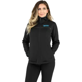 FXR Women's Elevation Tech Zip-Up Black/Sky Blue