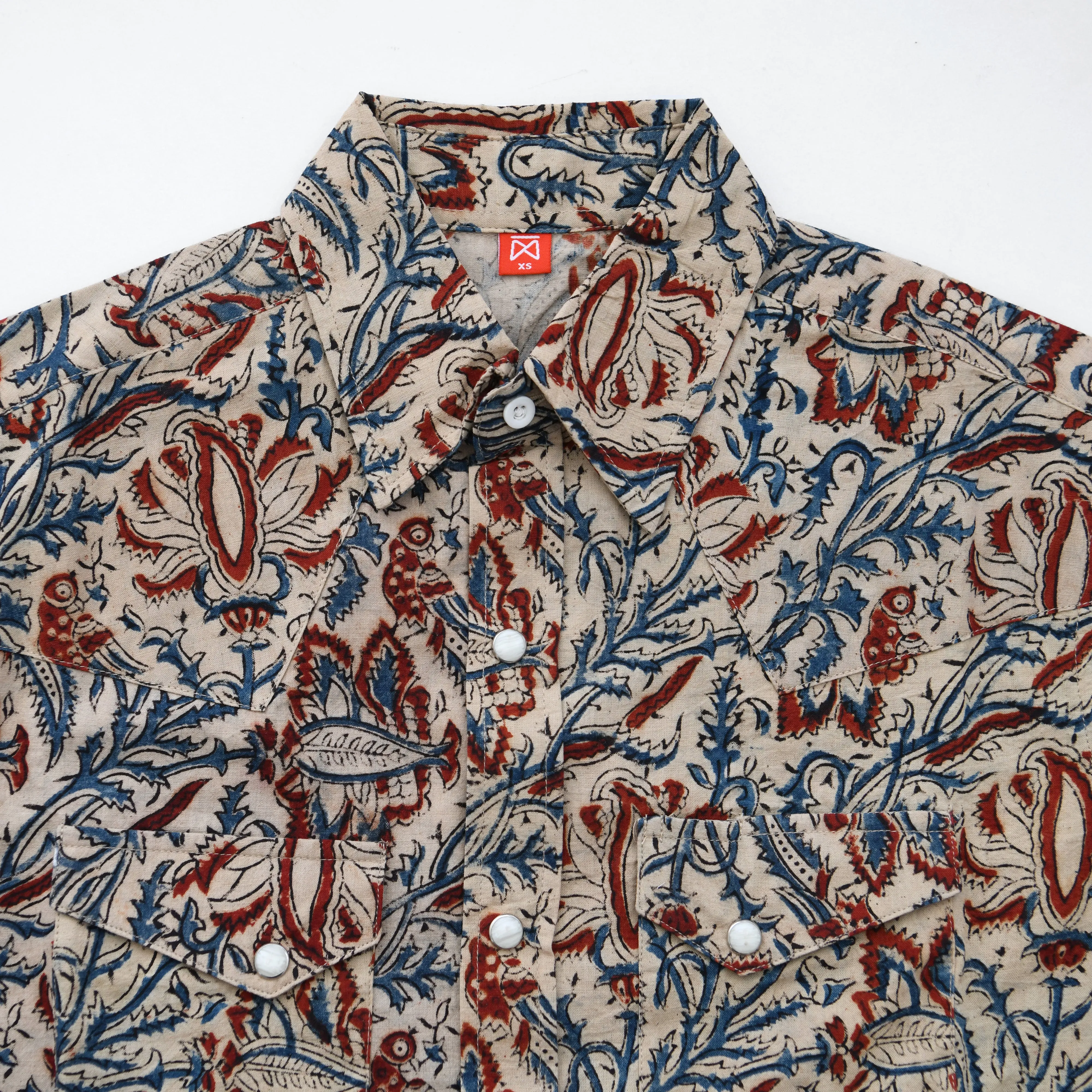 Garza Marfa Western Shirt : Birds