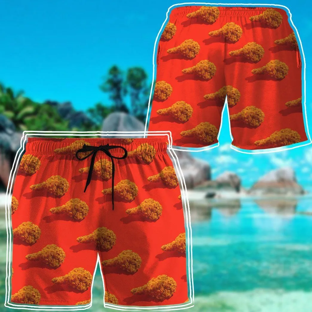 Gearhuman 3D Fried Chicken Shorts