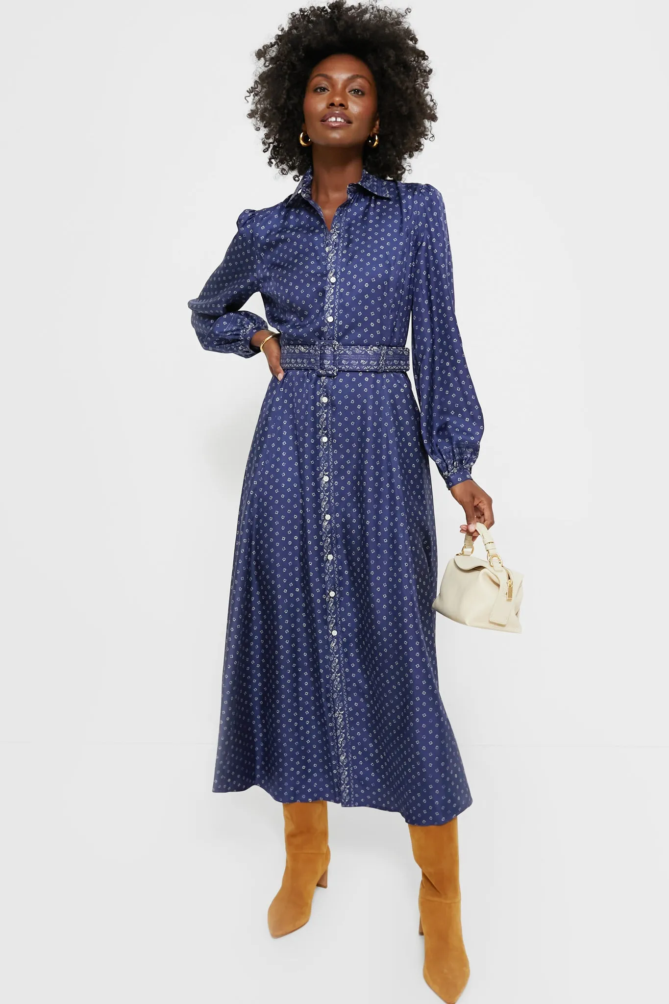 Geo Paisley Mer Day Dress