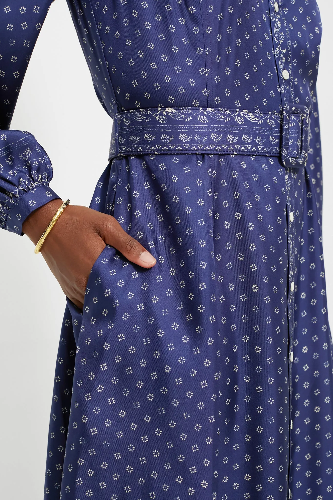 Geo Paisley Mer Day Dress