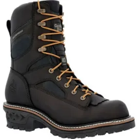 Georgia Men's Ltx Logger 9 Soft Toe WP Work Boot -Black- GB00618