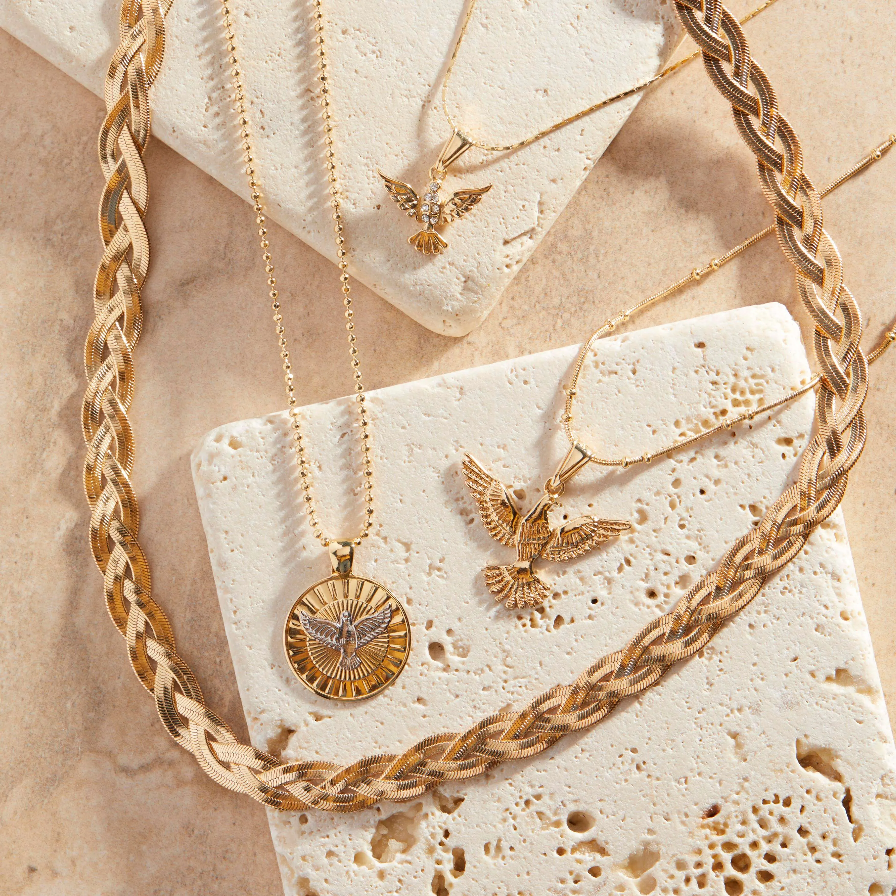 Golden Hawk Necklace