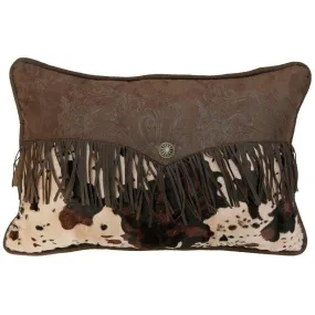 Hi End Accents Caldwell Faux Cowhide Lumbar Pillow