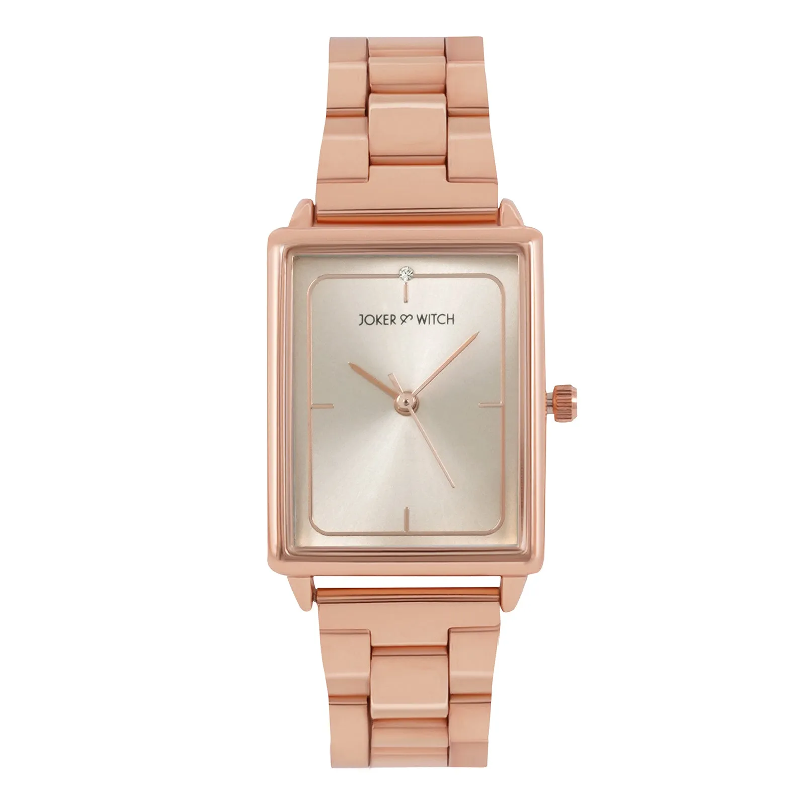 Janaki Rose Gold Watch Bracelet Stack