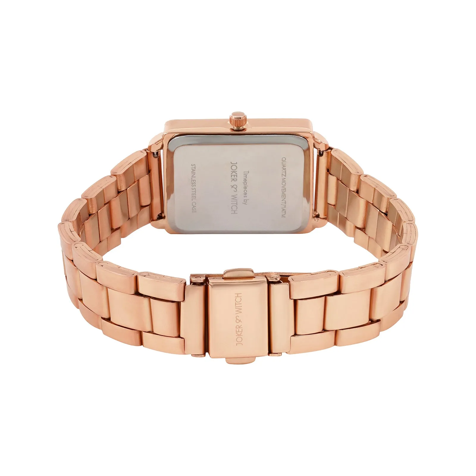 Janaki Rose Gold Watch Bracelet Stack