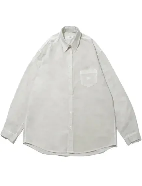 Kappy Pigment Oxford Shirt Oatmeal