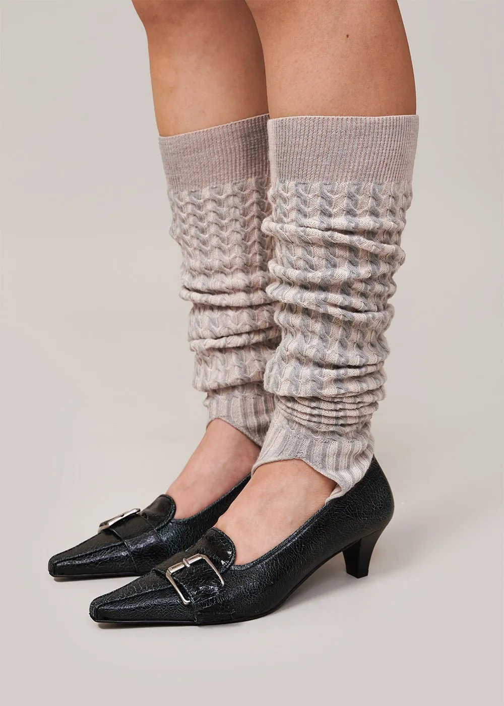 Light Grey Guenda Leg Warmers