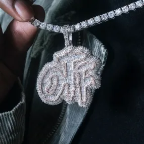 Lil Durk OTF Paint Logo Pendant