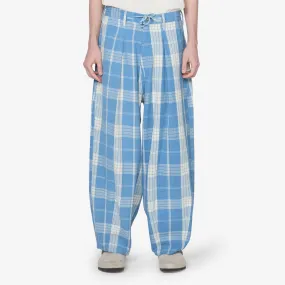 Lush Pant Indigo Ecru Check