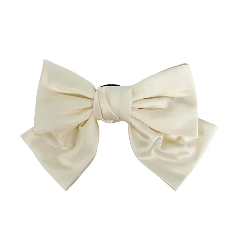 Matte Satin Double Tie Hairbow